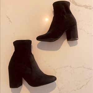 Black ankle boots